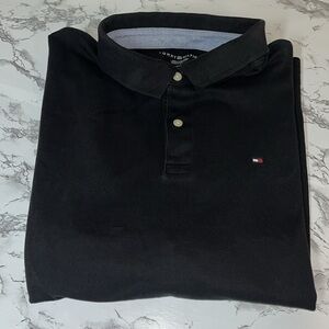 Tommy Hilfiger Black Polo Short Sleeve size XXL mens